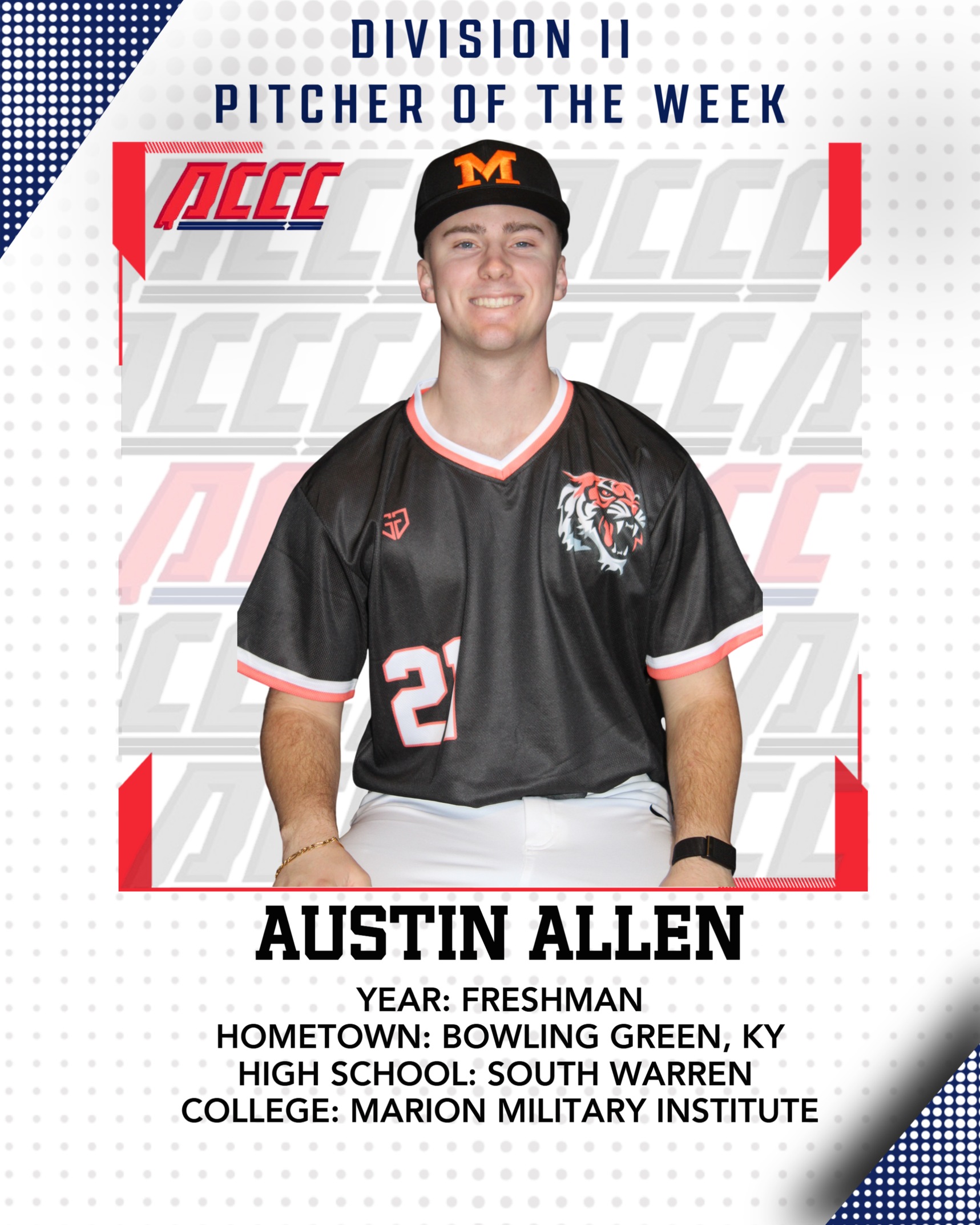 Freshman Pitcher Earns Weekly Conference Honors