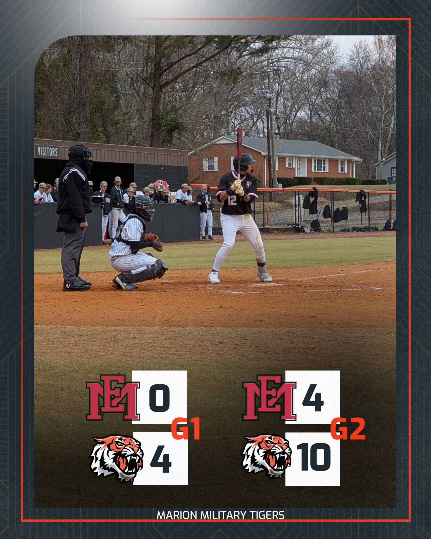 Sophomore Riley Friend hits a Grand Slam for the Tigers to help secure DH win