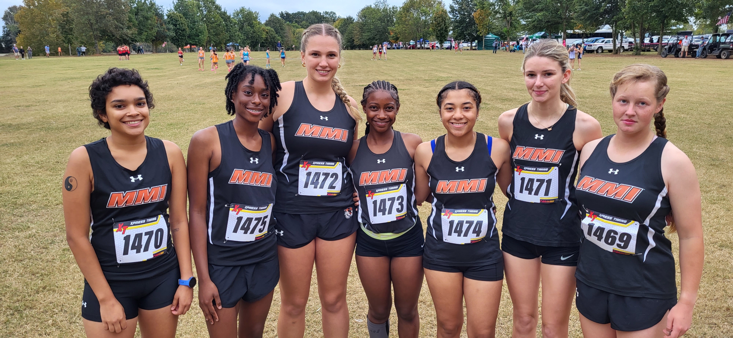 Women's XC Finish 7th at Warhawk Invitational