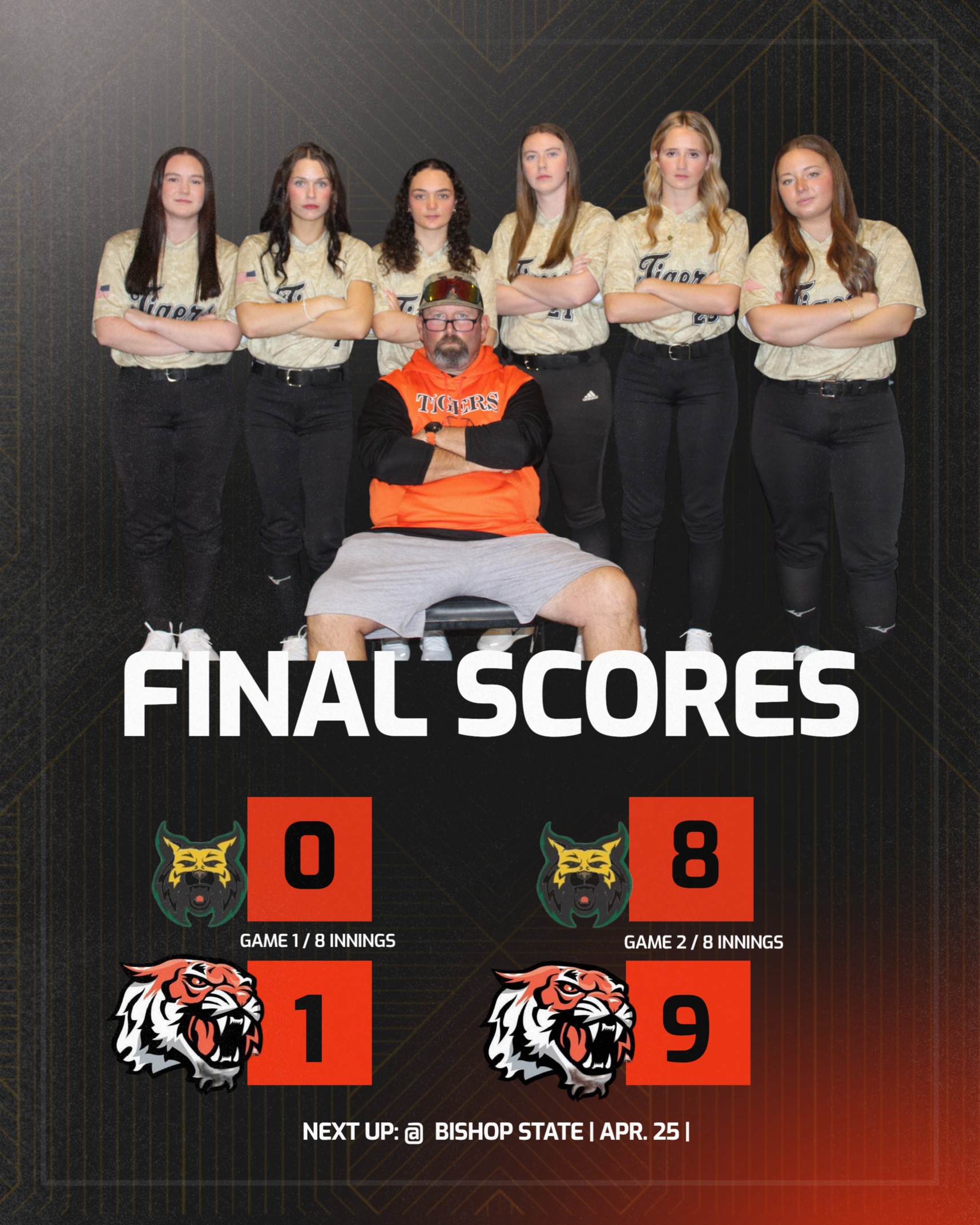 Softball Wins Two at Home Against Bishop State