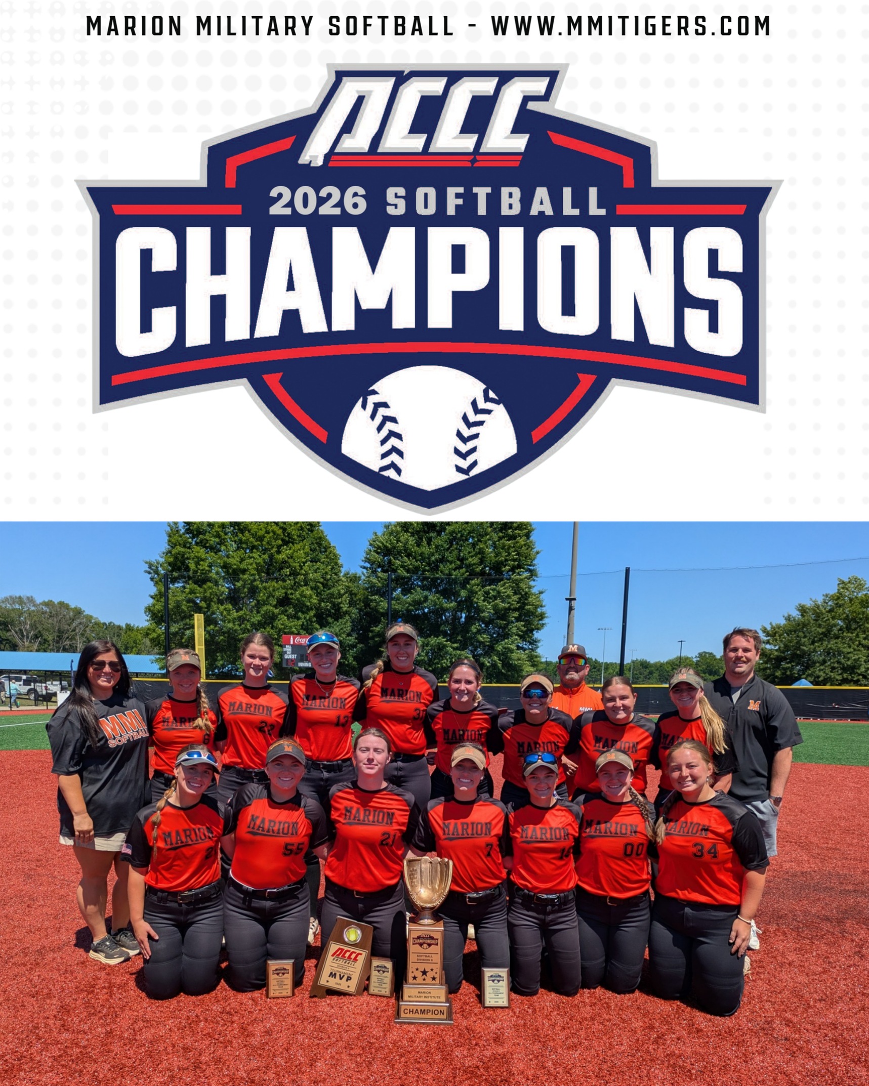 Softball Claims First ACCC Title